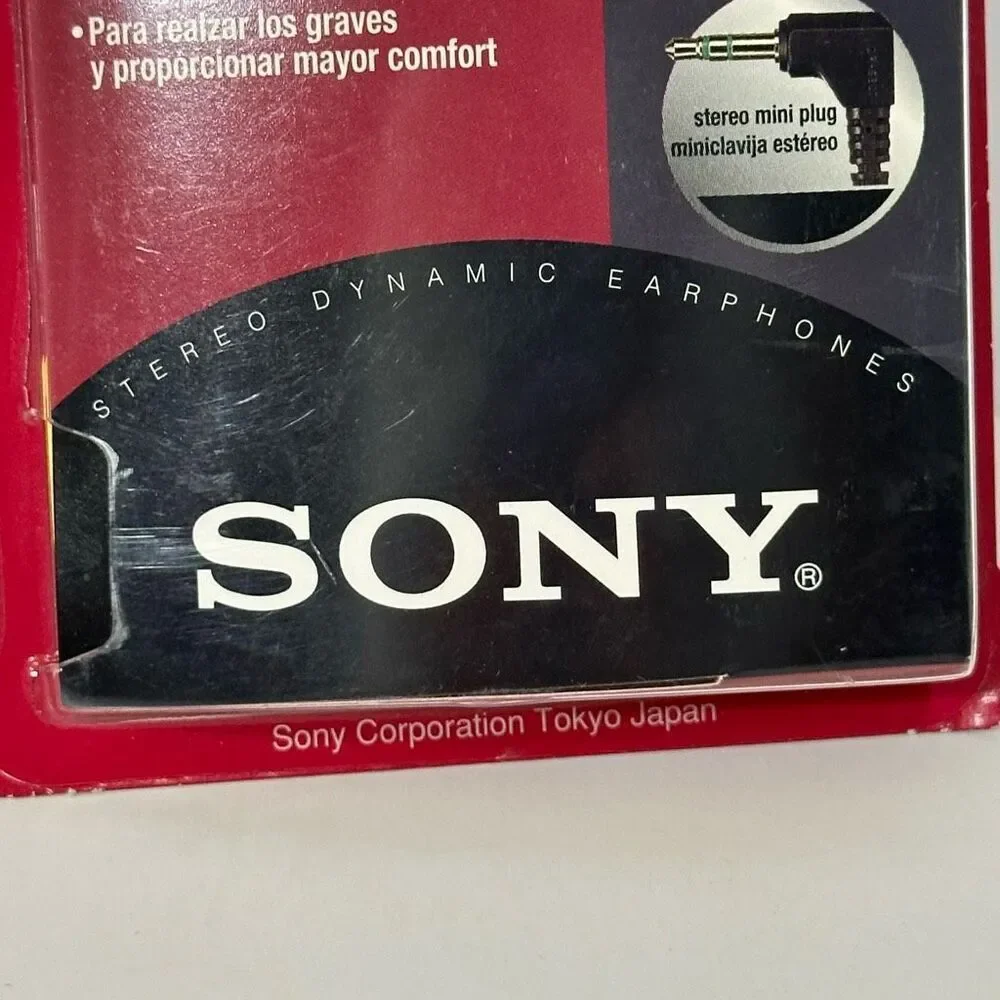 Sony Groove MDR-ED228LP 1998 Vintage Earphones 1998 Japan Rare UNOPENED